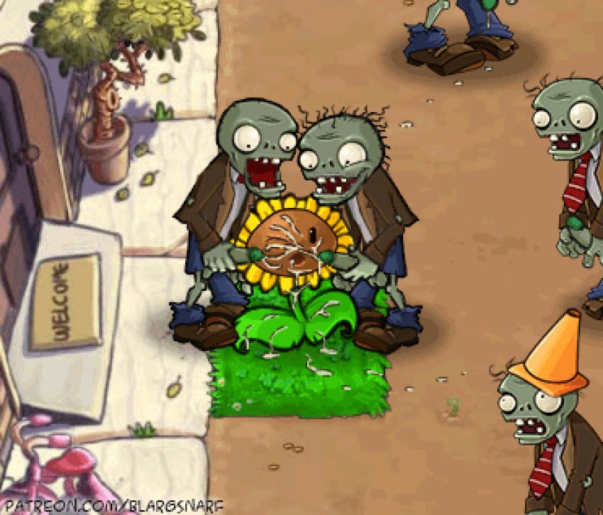 1girls 5boys a_lot_of_cum accurate_art_style bad_end black_eyes blargsnarf browncoat_zombie_(pvz) bukkake captured captured_girl captured_heroine closed_eye conehead_zombie_(pvz) cum cum_drip cum_drip_from-mouth cum_drip_on_face cum_on_body cum_on_face cumdrip cumshot cumshot_on_face defeated defeated_heroine defeated_with_sex dominant_male domination ejaculation excessive_cum female flora_fauna flower focus gangbang grabbing_own_penis grass heroine heroine_in_trouble male male/female male_domination masturbation masturbation_gesture no_humans open_mouth overflowing_cum penis plant plant_girl plants_vs_zombies pvz sex straight submissive submissive_female sunflower sunflower_(pvz) undead villains zombie zombie_(pvz)