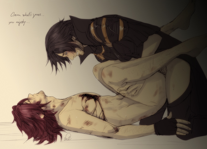 2boys anal ardyn_izunia doggy_style final_fantasy final_fantasy_xv forced gay male male/male male_only noctis_lucis_caelum penetration restrained sex thrusting yaoi