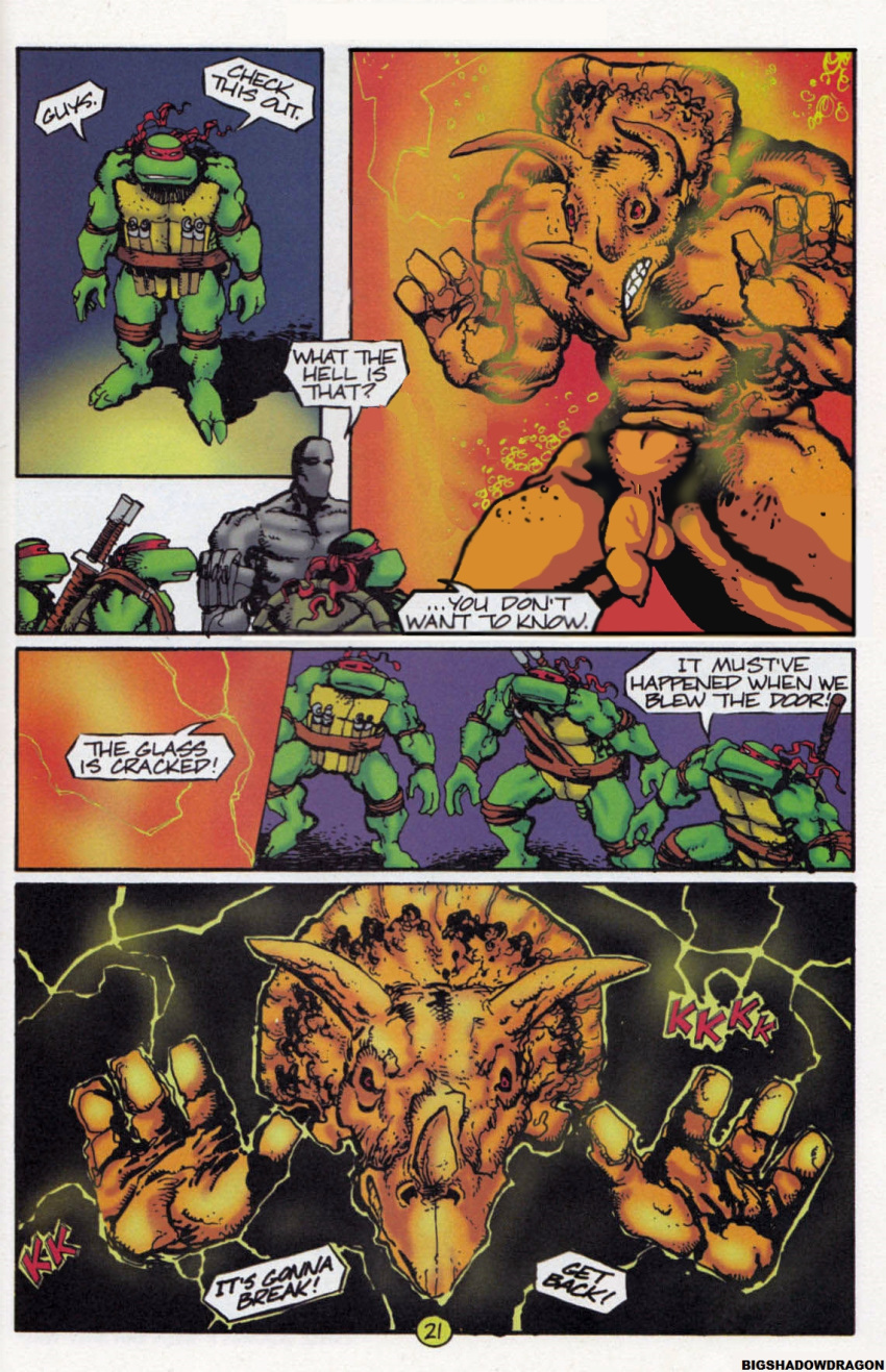 balls bigshadowdragon comic dinosaur donatello edit english_text flaccid leonardo male_only michelangelo nobody_(tmnt) penis raphael reptile scalie teenage_mutant_ninja_turtles text triceraton turtle