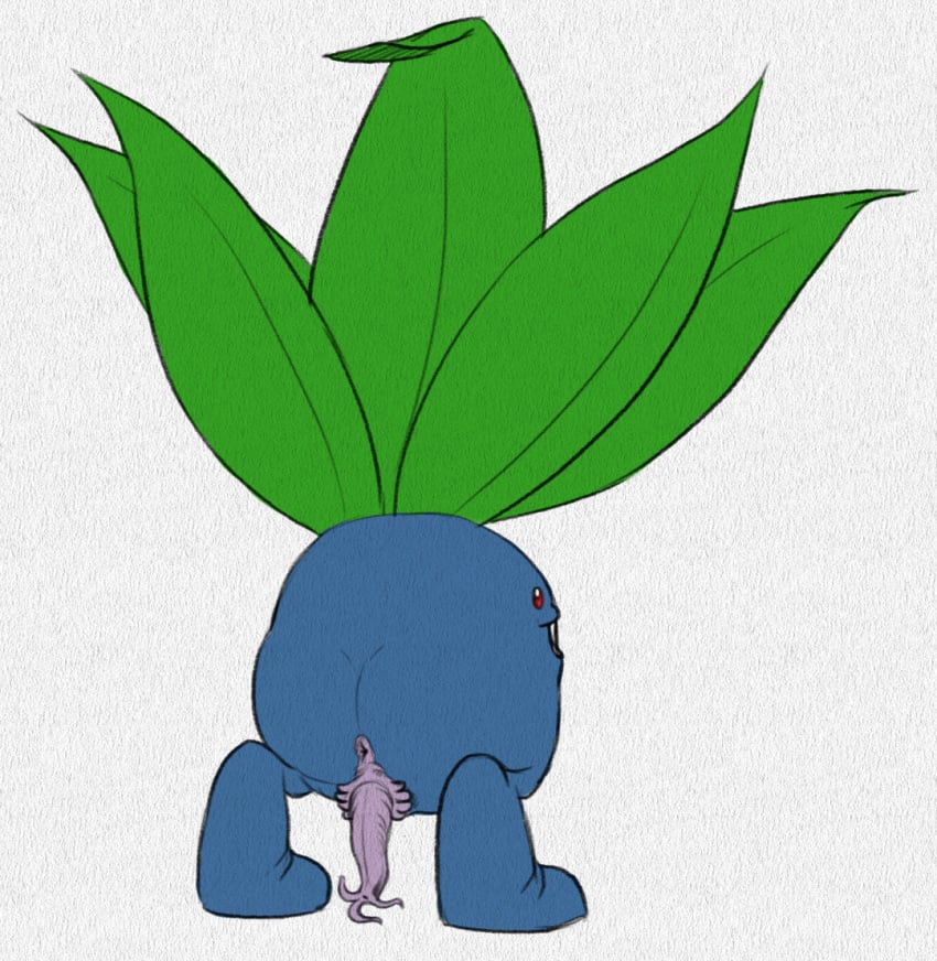 1boy anus ass back blue_skin feet feral flora_fauna grey_background leaf looking_at_viewer looking_back male male_only nintendo nude oddish open_mouth pencil_(artwork) penis plant pokemon pokemon_(species) python13rp red_eyes simple_background solo standing teeth traditional_media_(artwork) unusual_penis video_games yaroul