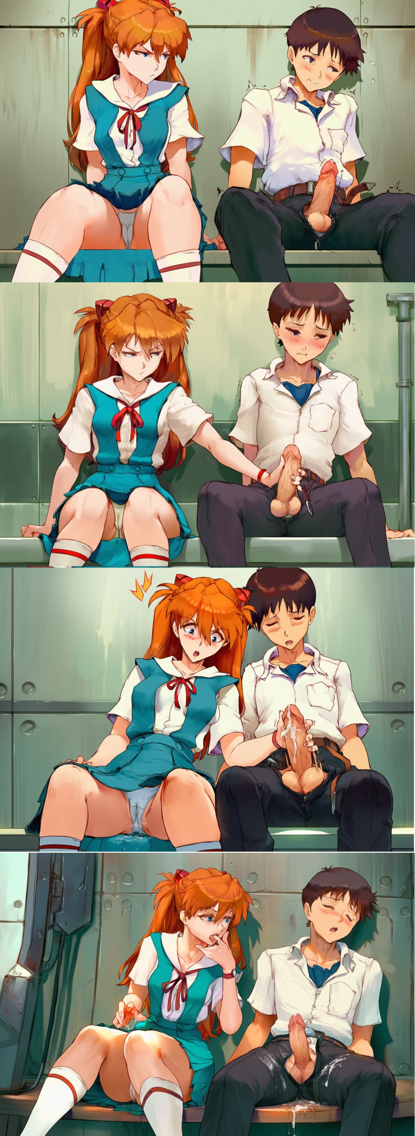 Asuka Langley Sohryu (Neon Genesis Evangelion) Rule 34 Image