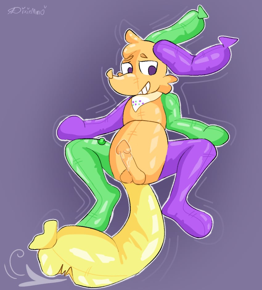 1boy animate_inanimate anthro anthro_male anthro_only anthro_solo anthrofied balloon balloon_animal balloon_creature balloon_dog balls bandana bandana_on_neck bandana_only bandanna_on_neck bandanna_only canid canine cheek_tuft cock commission dandy's_world dark_purple_eyes deflating dick digital_media_(artwork) diximmo fur furrification furry furry_male furry_only furry_solo genital_fluids genitals green_arm green_leg hair_tuft hole inflatable laying_down laying_on_back living_inflatable living_pooltoy looey_(dandy's_world) lying lying_on_back male male_anthro male_furry male_only marfells neckerchief no-human no_human no_humans non-human non-human_only on_back only_furry only_male penis plain_background png pool_toy pooltoy precum purple_arm purple_background purple_eyes purple_leg roblox roblox_game seams simple_background smile smiling snout solo solo_anthro solo_furry solo_male spotted_bandanna tail testicles video_games white_bandana white_bandanna white_neckerchief yellow_body