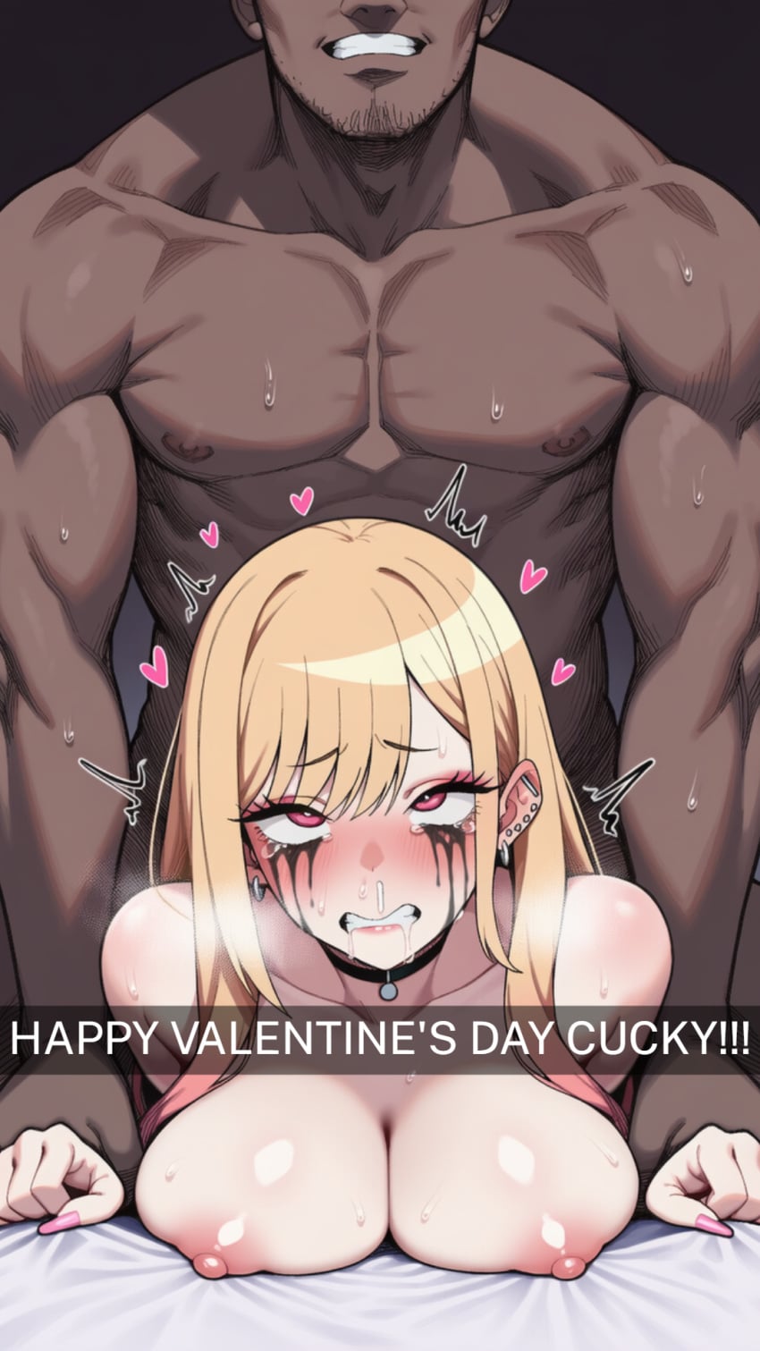 1boy 1boy1girl 1girl 1girl1boy 1girls ai_assisted ai_generated blonde_hair blush breasts cheating choker crying cuckold cuckolding dark-skinned_male dark_room dark_skin ear_piercing earrings facial_hair female forced forced_sex implied_sex jewelry kidnap kidnapped kidnapped_female kidnapped_girl kitagawa_marin large_breasts long_hair nay_juno netorare nipples ntr nude penetrating penetrating_pussy penetration penetration_from_behind piercing rape raped_by_enemy raped_female raped_girl runny_makeup sex sex_from_behind sexy sexy_pose snapchat snapchat_ntr sono_bisque_doll_wa_koi_wo_suru tears text valentine's_day violation