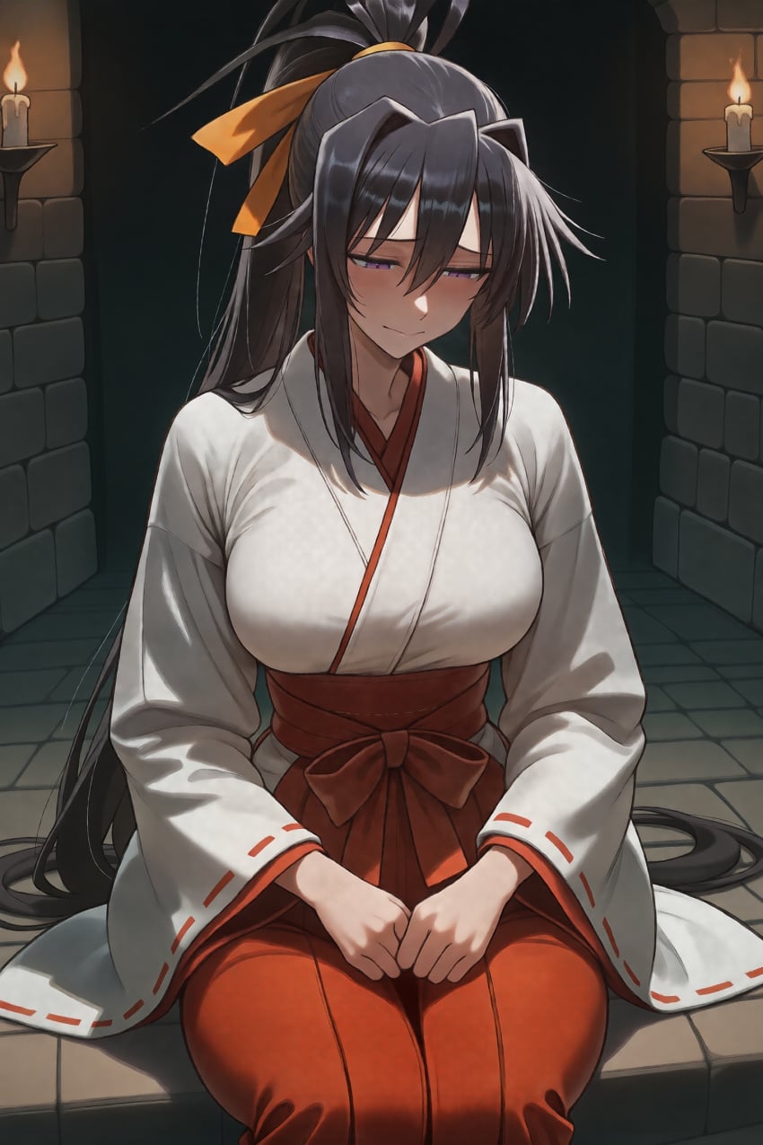 Akeno Himejima (High School Dxd) Rule 34 Image