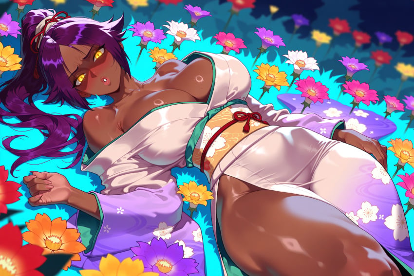 Shihouin Yoruichi (Bleach) Rule 34 Image