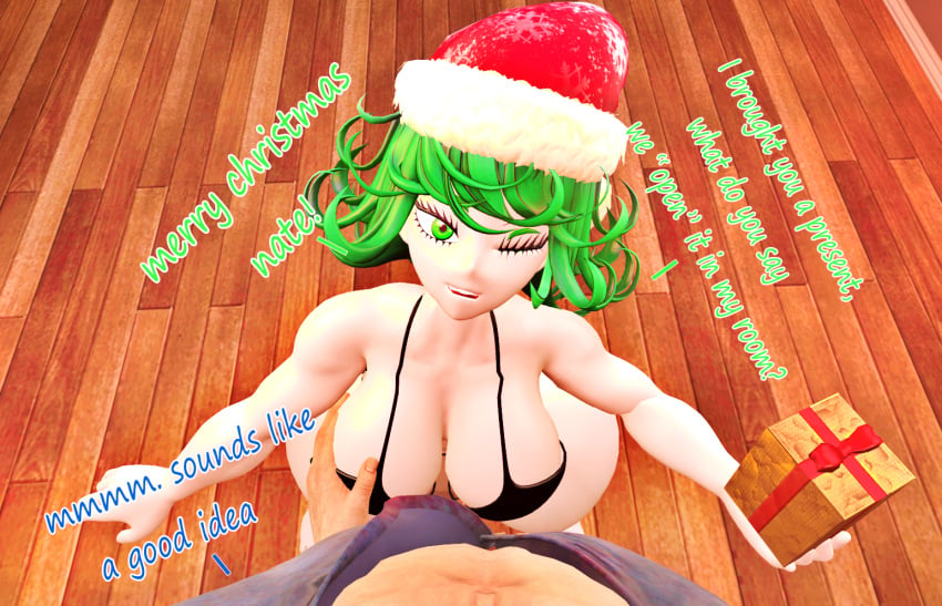 big_ass big_breasts big_butt breasts christmas christmas_headwear crossover curvy curvy_female grabbing_breasts merry_christmas nathan_drake nsfw one-punch_man one_eye_closed petite pov sfm simple_background source_filmmaker tatsudrake tatsumaki text thick_ass thick_hips thick_legs thick_thighs uncharted uncharted_4 voluptuous