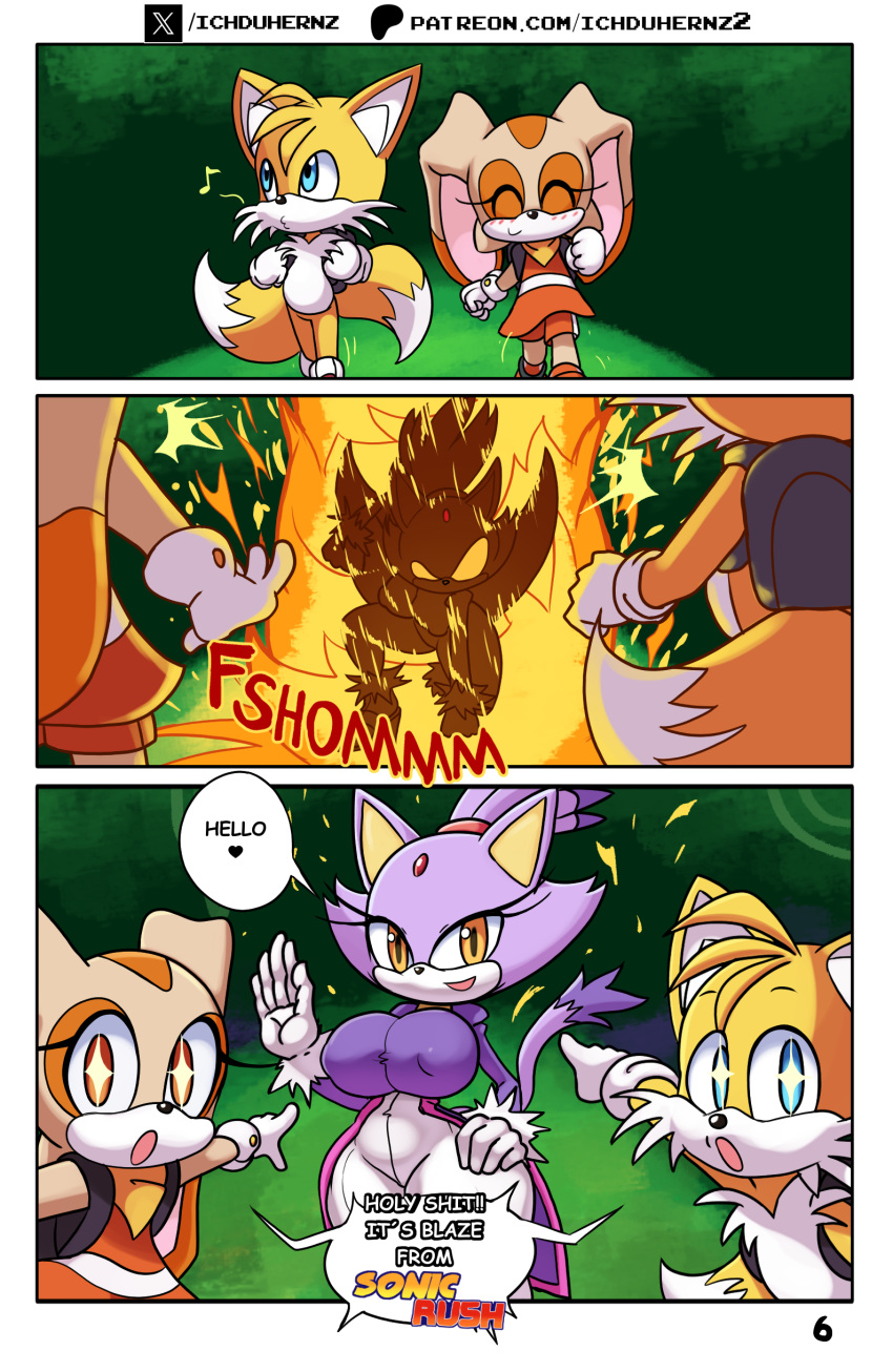 Blaze The Cat (Sonic (Series)) Rule 34 Image