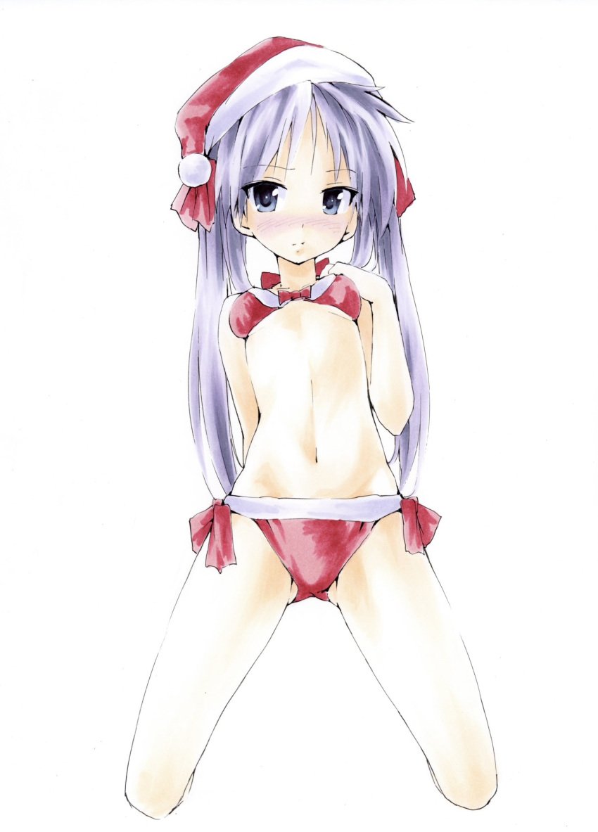 christmas kagami_hiiragi lucky_star santa_costume shiki59