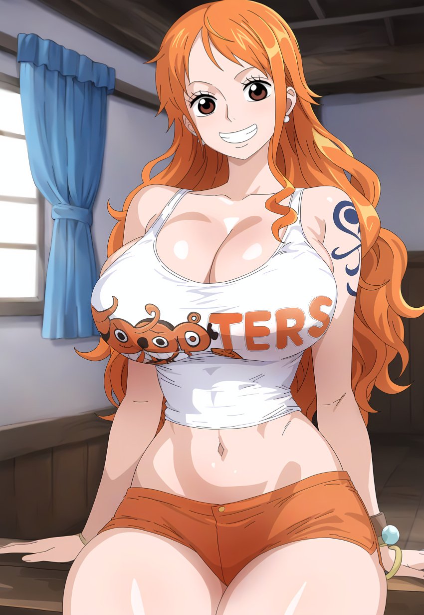 ai_generated female female_only nami_(one_piece) one_piece one_piece_girls