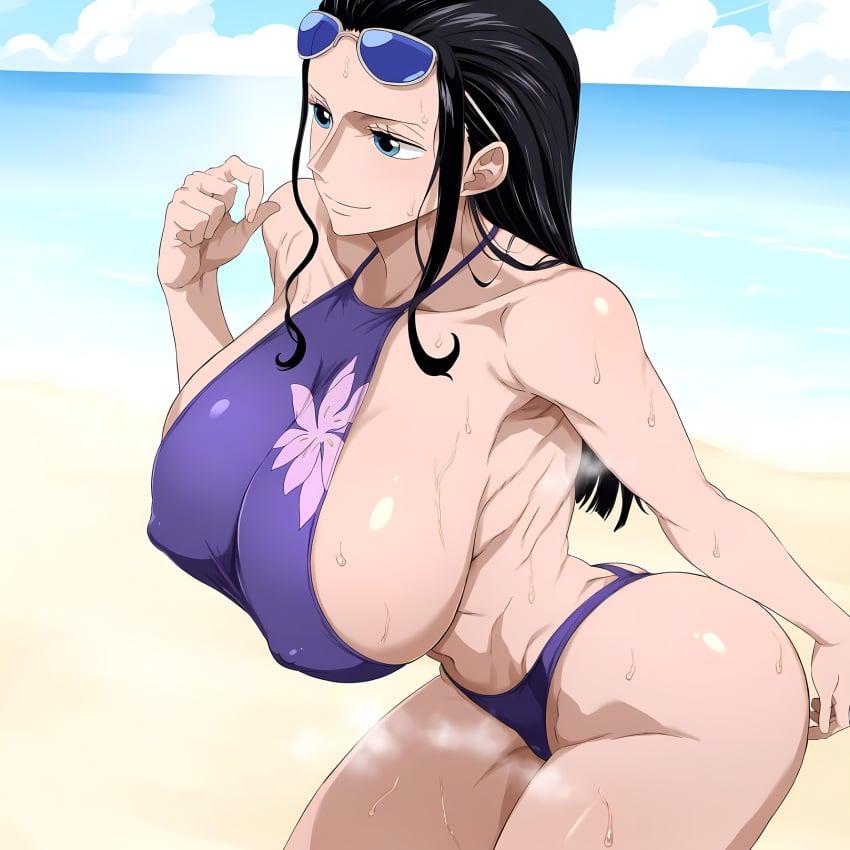 ai_generated female female_only nico_robin one_piece one_piece_girls