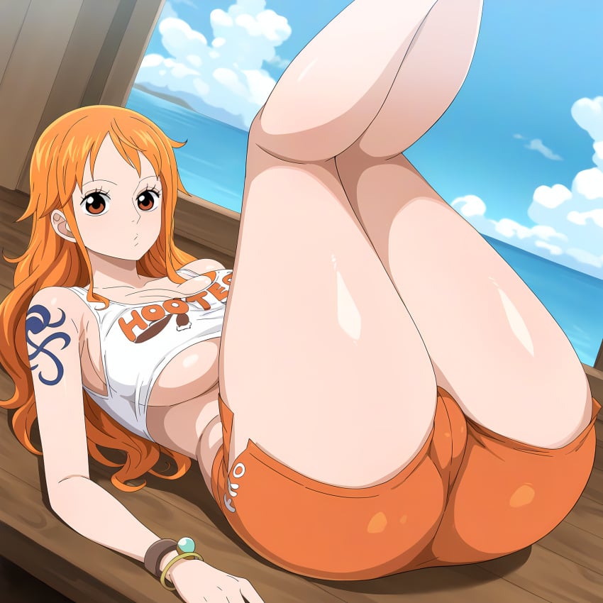 ai_generated brown_eyes female female_only nami_(one_piece) one_piece one_piece_girls