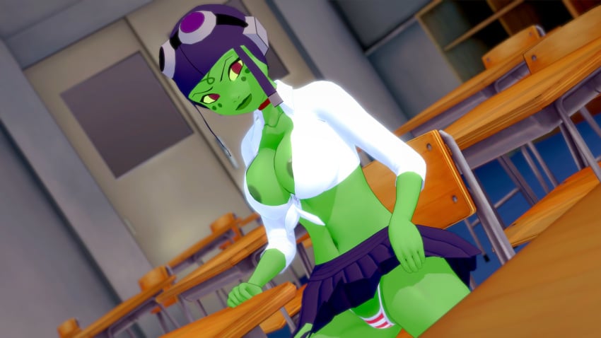 3d alien alien_girl attea ben_10 ben_10_omniverse female green_skin koikatsu