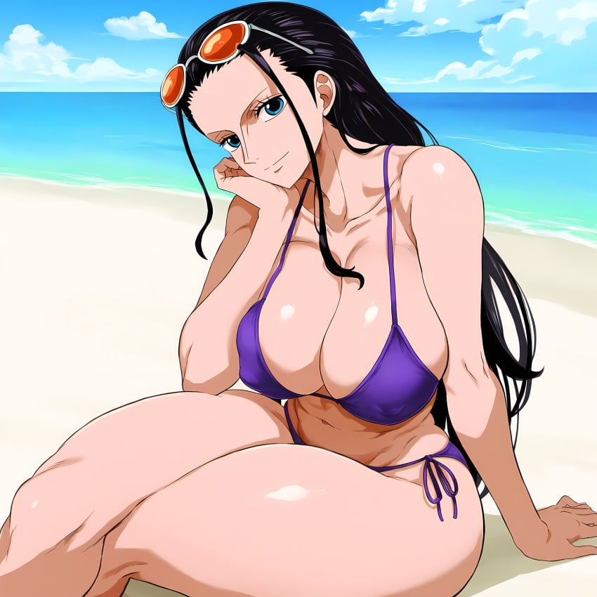 ai_generated female female_only nico_robin one_piece one_piece_girls