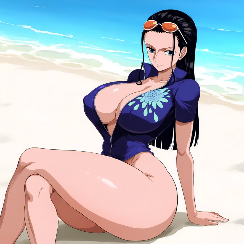 ai_generated female female_only nico_robin one_piece one_piece_girls