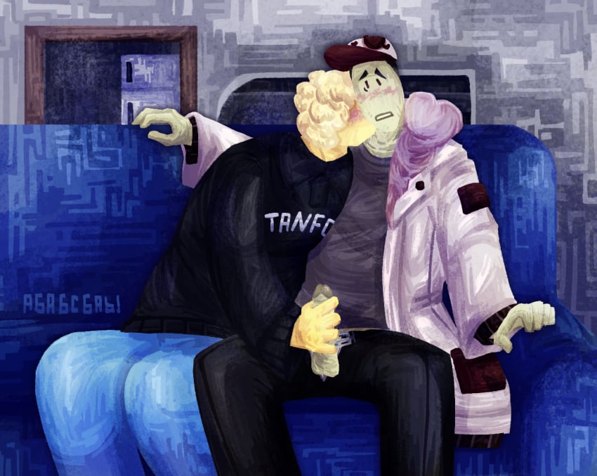 blush clothed couch gay handjob male/male neck_kiss nervous penis roblox roblox_game robloxian self_upload sitting tagme tagme_(artist) the_moon_i_rot_behind