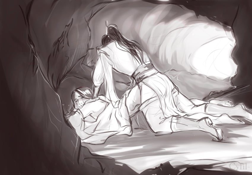anal_sex cave cyfil7 liu_qingge shen_qingqiu svsss the_scum_villain's_self-saving_system yaoi
