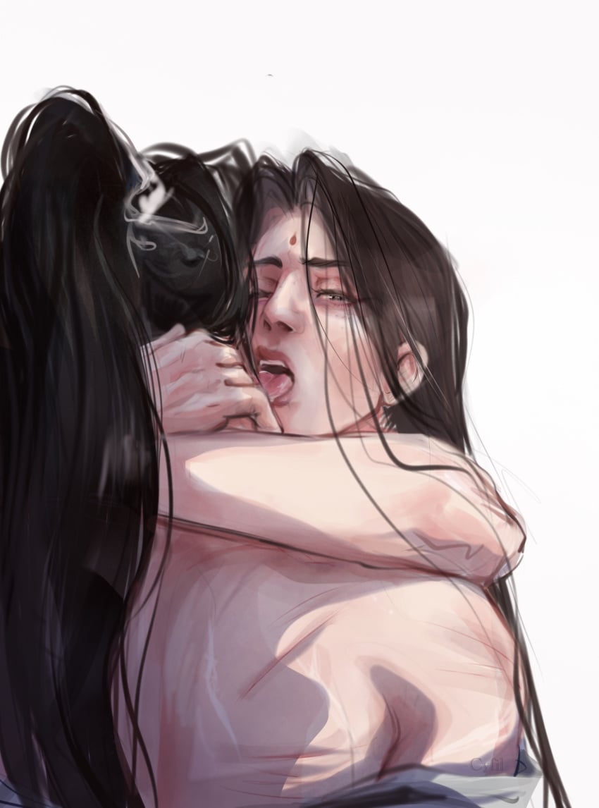cyfil7 implied_sex licking liu_qingge shen_qingqiu svsss the_scum_villain's_self-saving_system yaoi