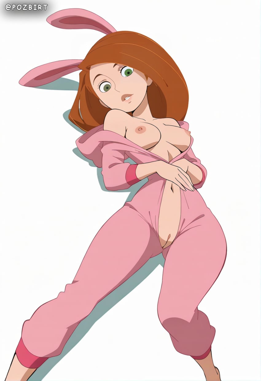 1female 1girls ai ai-created ai_generated artist_name big_breasts blush breasts completely_nude disney disney_channel female girl kim_possible kimberly_ann_possible large_breasts looking_at_viewer medium_breasts naked nipples nude nude_female patreon patreon_logo patreon_username pozbirt pussy sexy sexy_body sexy_female uncensored watermark