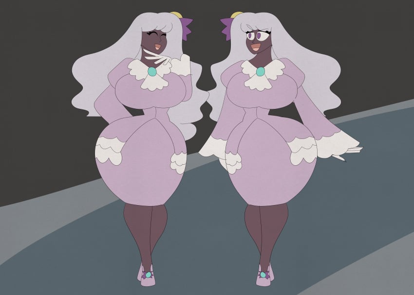 female jacinthe_(pokemon) jeppa112 pokemon pokemon_legends:_z-a transformation twinning yukari_(pokemon)