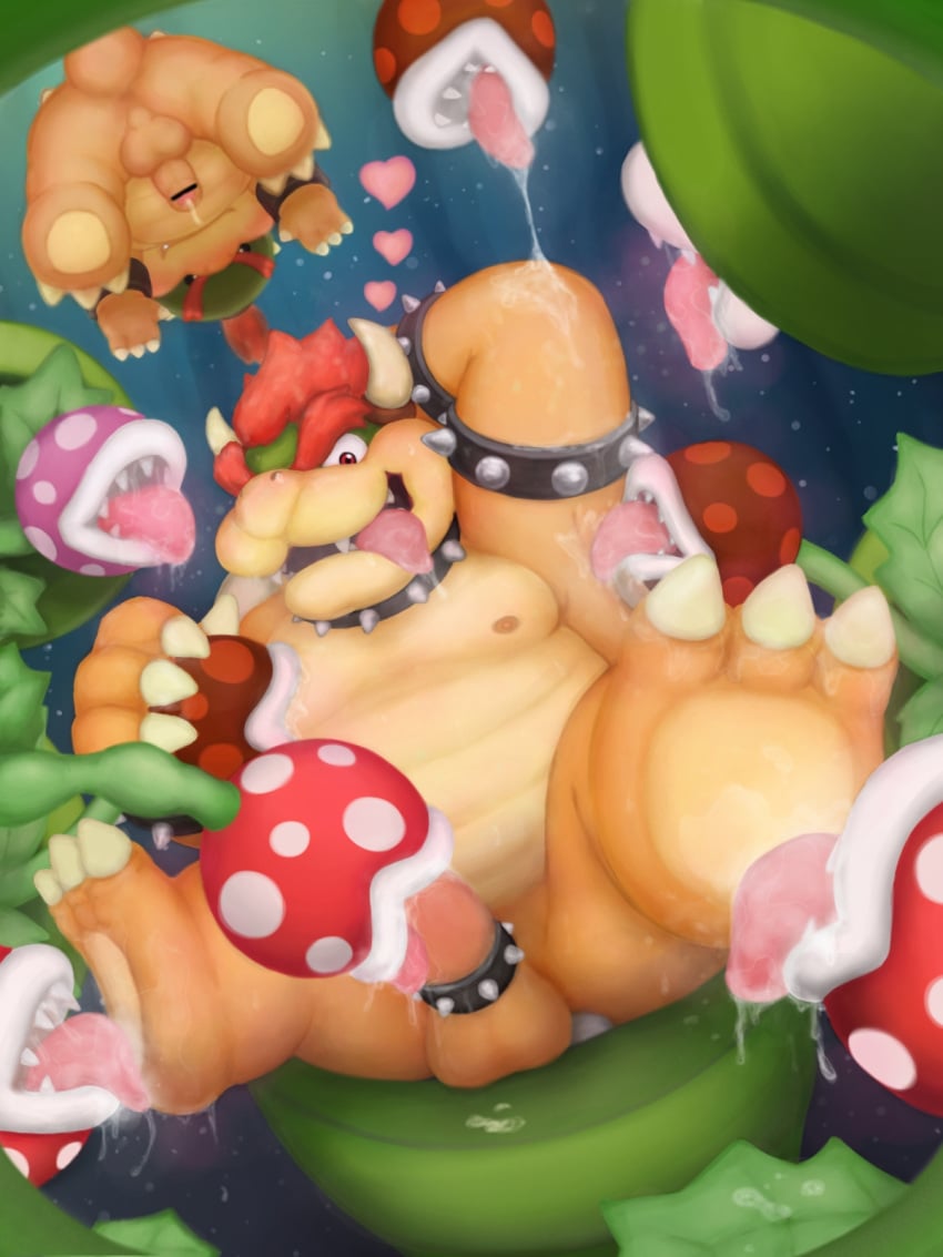 anthro anus areola armpit_lick armpits ass balls barefoot bondage bound bowser bowser_jr. censored claws cock_ring cum cum_on_penis cum_string dicksucking_creature drooling erection fellatio flora_fauna foot_fetish foot_lick group group_sex horn king koopa licking looking_at_viewer male male_only mario_(series) messy moobs nintendo nipple_lick nipples nude open_mouth oral orgasm orgy overweight penetration penis piranha_plant plant presenting presenting_anus presenting_hindquarters raised_arm reuben_(artist) royalty saliva scalie sex sharp_claws sharp_teeth sitting size_difference slightly_chubby smile spikes spread_legs spreading teeth tentacle toe_claws tongue tongue_out uncut upside-down warp_pipe