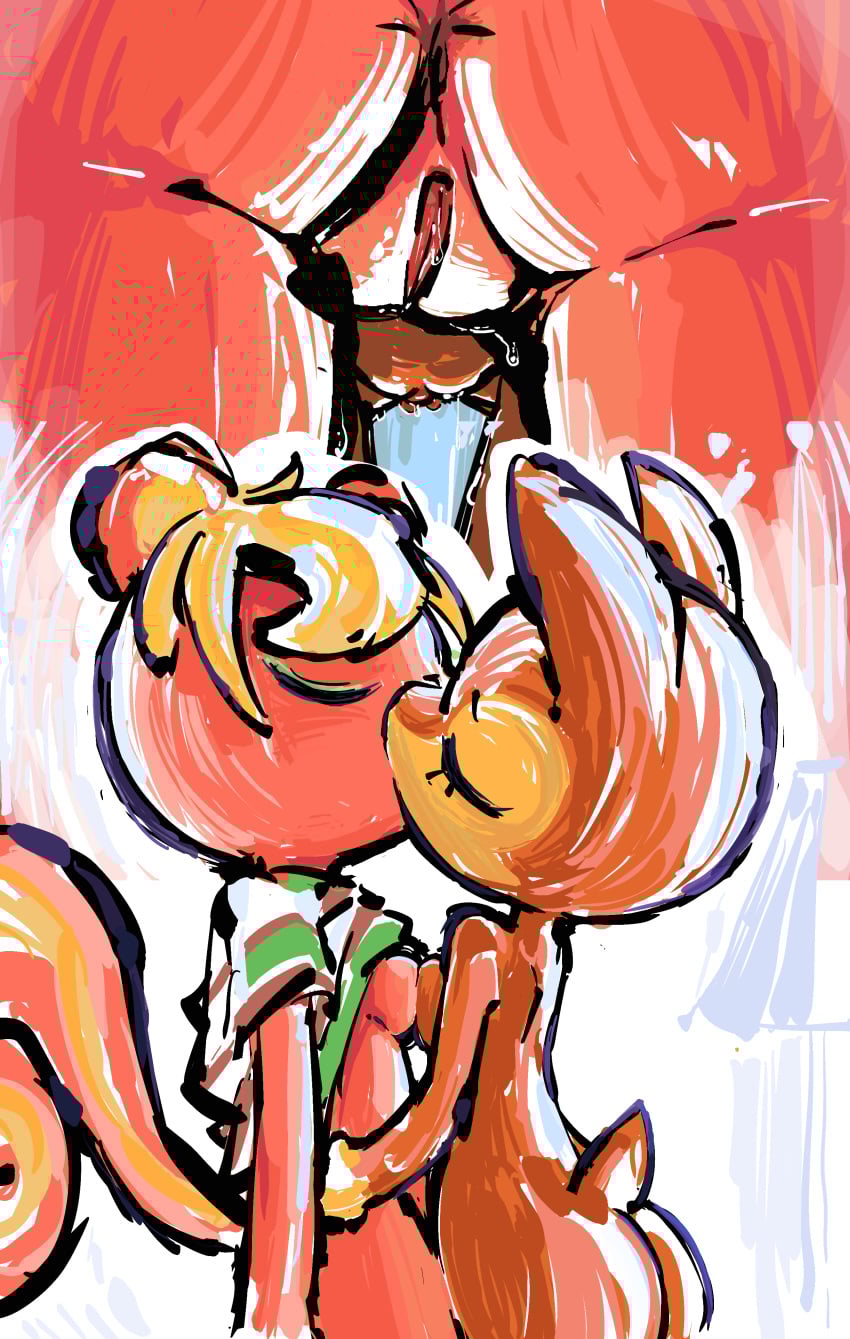 animal_crossing anthro anthro_female anthro_focus anthro_on_anthro anthro_only arms arms_behind_back ass ass_cleavage ass_crack asshole back back_view blonde_hair boob_on_boob boobs_out boobs_pressed breast_squeeze breasts breasts_on_breasts brown_fur brown_pussy butt_crack caroline_(animal_crossing) closed_eyes deer deer_ears deer_girl deer_humanoid deer_tail eyeliner eyes eyeshadow fauna_(animal_crossing) female female/female female_anthro female_furry female_only fully_naked fully_nude furry furry_breasts furry_ears furry_female furry_only furry_tail grabbing grabbing_hips hips hips_grab holding_hips horny horny_female kiss_on_lips kissing naked naked_female nintendo only_one_naked partially_clothed partially_nude partially_undressed passionate passionate_kiss pink_fur pink_pussy pleasurecheri pressed_against pressing_breast_on_partner pussy pussy_focus pussy_from_behind pussy_juice pussy_juice_drip pussy_juice_string pussy_juice_trail pussy_lips shirt shirt_only shirt_up shoulders squirrel squirrel_ears squirrel_girl squirrel_humanoid squirrel_tail standing turned_on vagina vagina_close-up vagina_focus vaginal_fluids vaginal_juices view_between_legs view_from_below viewed_from_behind vulva yellow_fur yuri