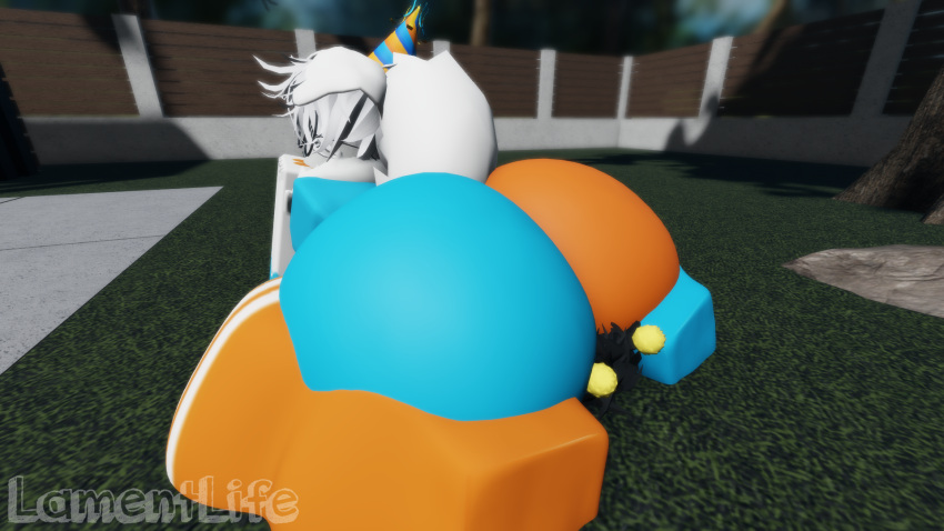 2boys 3d 3d_(artwork) ass ass_smothering big_ass bottom_heavy_femboy cooper_(pikaboobs) facesitting femboy femboy_on_male furry gay huge_ass huge_butt lamentlife lamentlife_(oc) male male_only massive_ass massive_butt request roblox robloxian smothering smothering_ass tagme