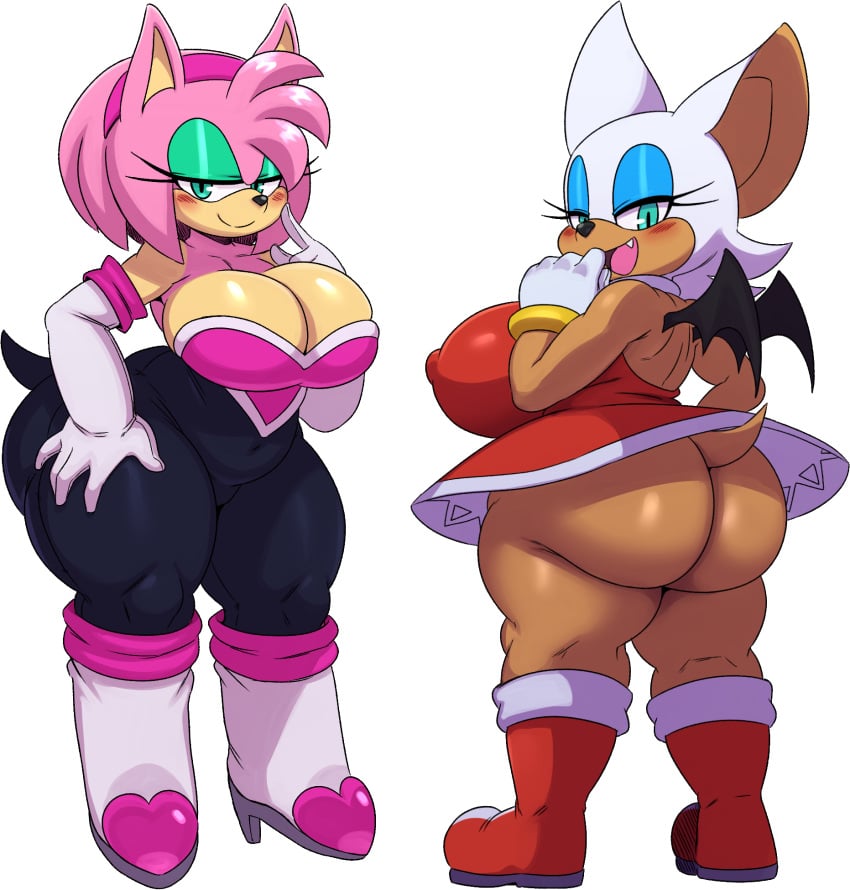 2020 2girls 5_fingers alpha_channel alternate_ass_size alternate_body_type alternate_breast_size alternate_costume amy_rose amy_rose_(cosplay) animal_ears anthro anthro_only ass bat bat_wings bedroom_eyes belly belly_button big_ass big_breasts big_butt big_thighs biped black_eyes black_nose blue_eyes blush boots bottomless bottomwear breasts brown_body brown_skin bubble_ass bubble_butt butt chiropteran cleavage clothed clothing clothing_swap cosplay curvy curvy_figure cute_fangs digital_media dress duo edit elbow_gloves eulipotyphlan eyelashes eyeshadow female female_only fingers footwear fur furry furry_female furry_only gloves green_eyes hair hairband half-closed_eyes handwear hedgehog hi_res looking_at_viewer looking_back makeup mammal narrowed_eyes naughty_face navel nipple_bulge nipple_outline nipples no_panties no_underwear open_mouth open_smile outfit_swap partially_clothed pink_fur pink_hair pink_skin pupils red_dress rouge_the_bat rouge_the_bat_(cosplay) seductive sega shoes short_skirt shortstack simple_background skirt slightly_chubby slightly_chubby_female slit_pupils smile smile_at_viewer sonic_(series) sonic_the_hedgehog_(series) sssonic2 standing swapped_clothes tan_body tan_skin teal_eyes thick_thighs third-party_edit transparent_background transparent_png upskirt venus_body voluptuous voluptuous_female white_fur white_hair wide_hips wings