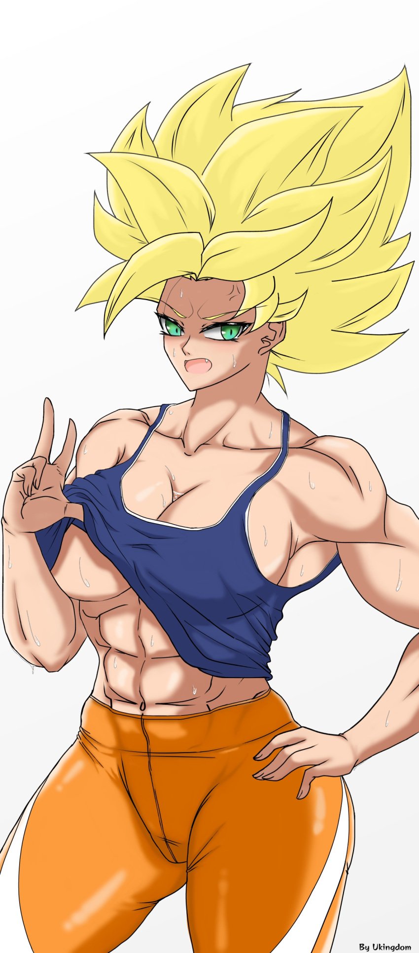 dragon_ball dragon_ball_super dragon_ball_z female female_goku female_only gender_bender rule_63 son_goku ukingdom1603