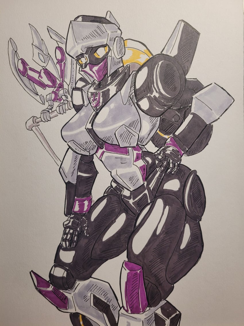 cybertronian decepticon fembot honooafterdark nightbird nightbird_(transformers) robot robot_girl robot_humanoid transformers transformers_g1 transformers_legacy