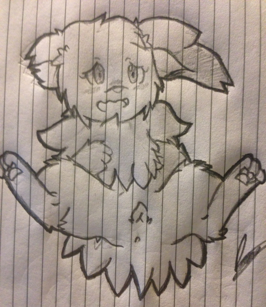 1girls anatomically_correct animal_genitalia anus ass blush canine eeveelution feet female feral fur furry half-closed_eyes jolteon mammal monochrome nintendo nude on_back open_mouth paws pokemon pussy sketch skyffan solo spread_legs spreading tail text video_games