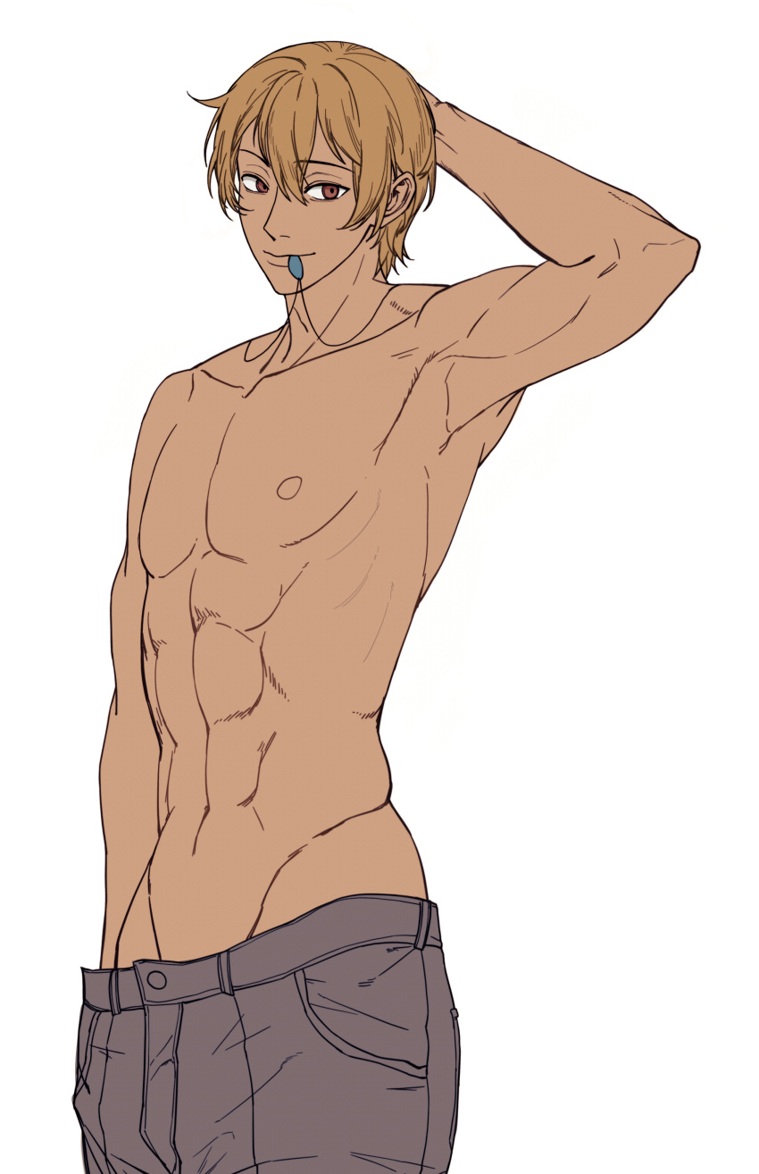 Blonde-Haired Male Rule 34 Image