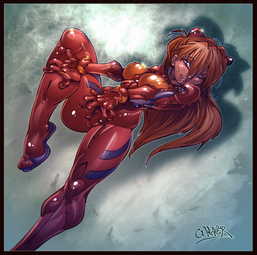 asuka_langley_sohryu clothing female large_breasts neon_genesis_evangelion plugsuit tagme wagner