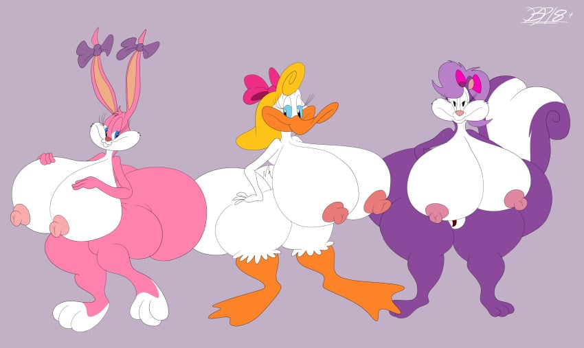 2023 2d 2d_(artwork) 2d_artwork 3girls ass avian babs_bunny big_ass big_breasts big_butt bird bird_girl blastprocessing16 breasts bunny digital_art digital_drawing_(artwork) digital_media_(artwork) duck fifi_la_fume huge_ass huge_breasts huge_butt multiple_girls mustelid rabbit rabbit_ears rabbit_girl shirley_the_loon skunk skunk_girl skunk_tail thick thick_ass thick_butt thick_thighs tiny_toon_adventures warner_brothers