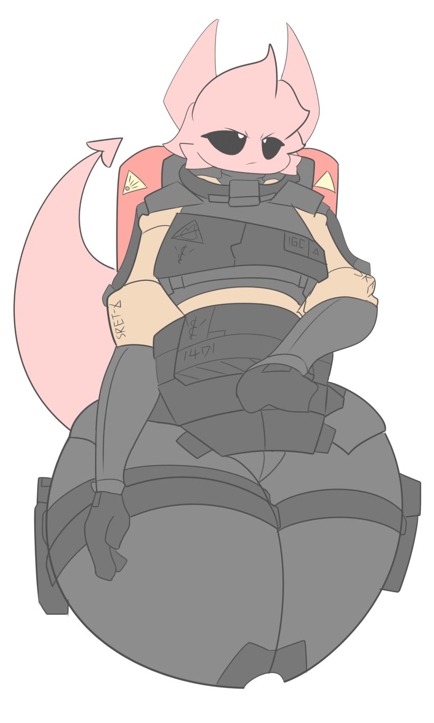 armor big_thighs furry pink_skin tagme zaclyn