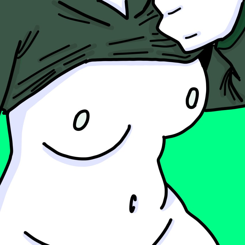 autism autistic breasts eraoriginal eraoriginal.verdade green_hair low_quality oc original_character pale_skin raised_clothing showing_breasts white_body white_skin