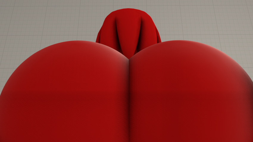 3d anthro ass ass_focus big_butt cjwill94 echidna facesitting huge_ass huge_butt knuckles_the_echidna male male_only non-human solo sonic_(series) sonic_the_hedgehog sonic_the_hedgehog_(series) toony