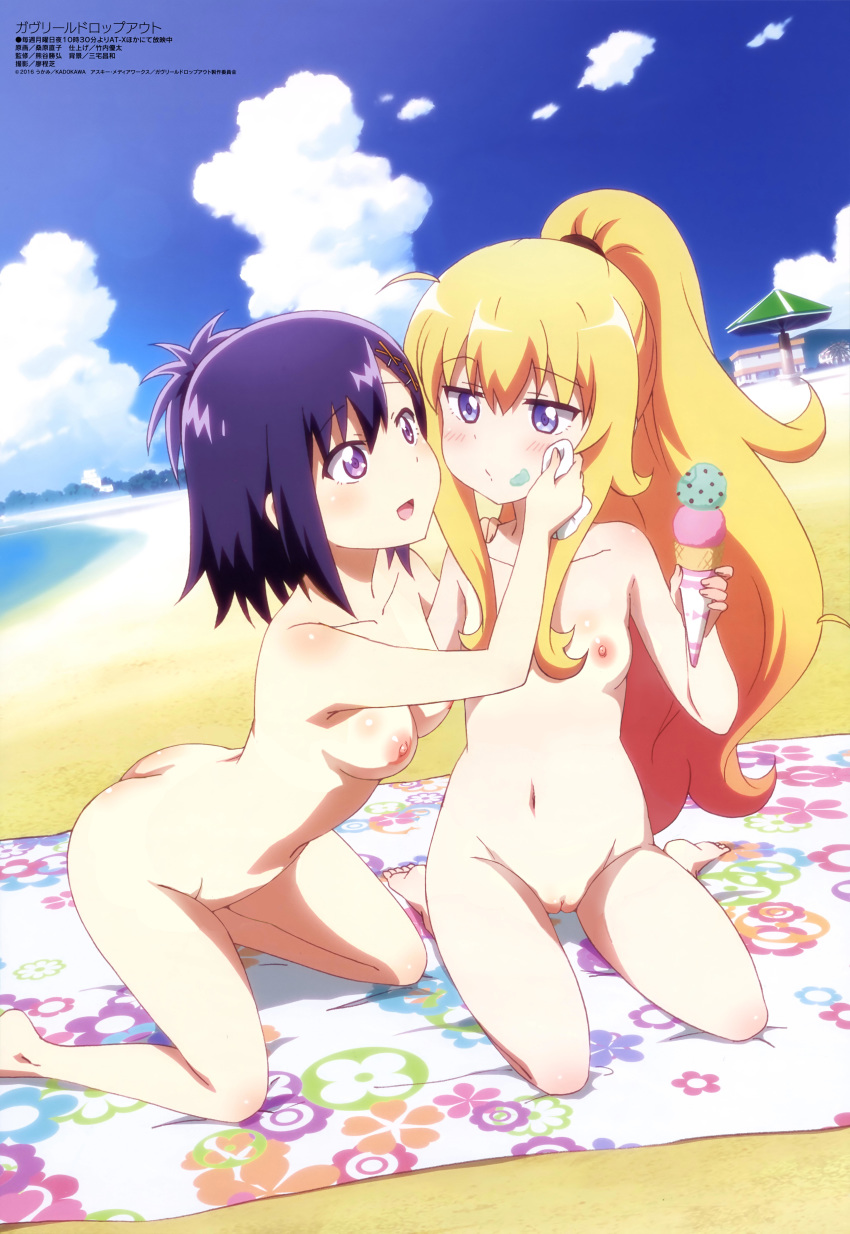 breasts gabriel_dropout innie_pussy kuwabara_naoko nipples nude photoshop pussy tenma_gabriel_white tsukinose_vignette_april uncensored