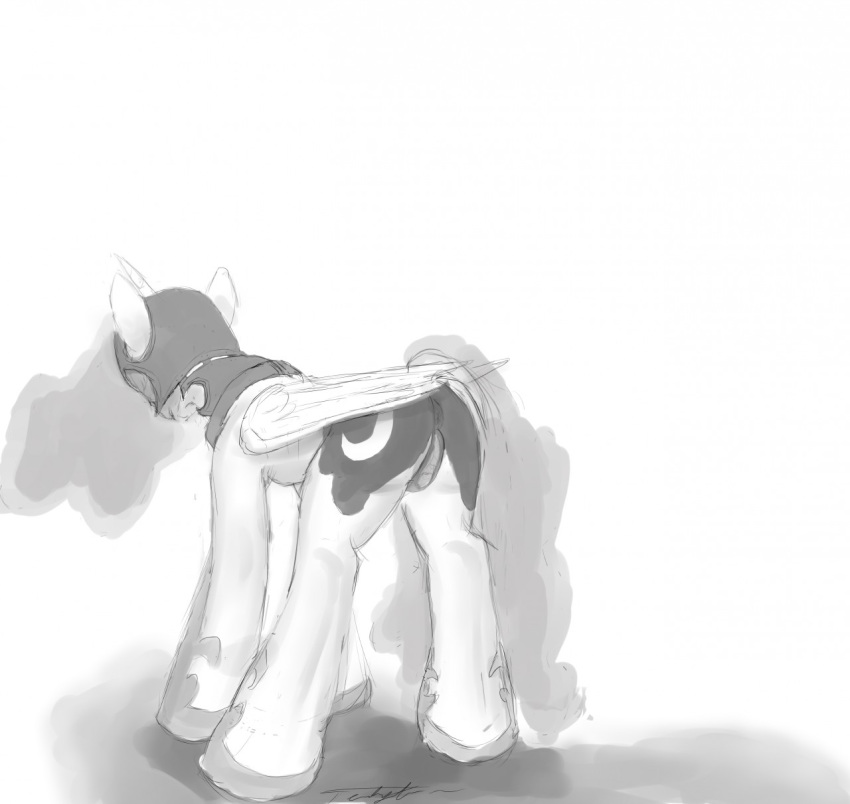 ass dark_persona equine friendship_is_magic horse mammal my_little_pony nightmare_moon_(mlp) one_eye_closed pony princess_luna_(mlp) pussy solo terabyte_(artist) wink