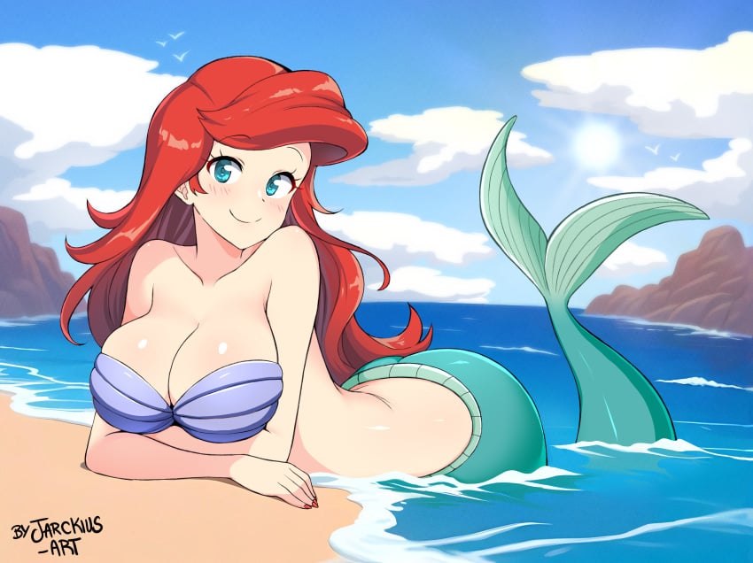 1girls 4k 4k_resolution ariel ariel_(the_little_mermaid) artist_logo artist_name artist_signature ass ass ass_visible_from_the_front beach big_ass big_breasts big_breasts big_butt bikini_top blue_eyes blue_sky blush blush blush_lines blushing_at_viewer boobs_out breasts breasts breasts breasts breasts_out bubble_ass bubble_butt cleavage cleavage_overflow clouds crossed_arms day daytime disney disney_princess dumptruck_ass dumptruck_butt dumpy enormous_ass enormous_boobs enormous_breasts enormous_butt fat_ass fat_boobs fat_breasts fat_butt front_view giant_ass giant_boobs giant_breasts giant_butt gyatt hd hi_res high_resolution highres hips hips_wider_than_shoulders huge_ass huge_boobs huge_breasts huge_butt jarckius large_ass large_boobs large_breasts large_butt laying_down laying_on_ground laying_on_stomach leaning leaning_forward looking_at_viewer mermaid mermaid_ass mermaid_girl mermaid_tail mommy pale-skinned_female pale_skin plump_ass plump_boobs plump_breasts plump_butt red_hair red_hair_female round_ass round_boobs round_breasts round_butt sea seashell seashell_bikini seashell_bra seaside sexy sexy_clothing sexy_pose smile smiley_face smiling smiling_at_viewer the_little_mermaid the_little_mermaid_ii:_return_to_the_sea thick_ass thick_boobs thick_breasts thick_butt tits_out titties