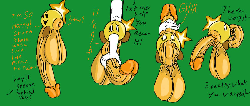 absurd_res all_the_way_through anal anal_sex anus autofellatio autopenetration ball_with_hyper_features balls dustbunny404 fisting forced futanari genitals hi_res hyper hyper_balls hyper_genitalia hyper_penis mario_(series) mario_and_luigi_(series) masturbation nintendo nude oral oral_masturbation oral_penetration penetration penile penile_masturbation penile_penetration penis puffy_anus self_blowjob self_fuck self_penetration self_sucking self_threading sex shocked solo sphere_creature star_sprite starlow teasing threaded_by_arm threaded_by_penis waddling_head what yellow_body