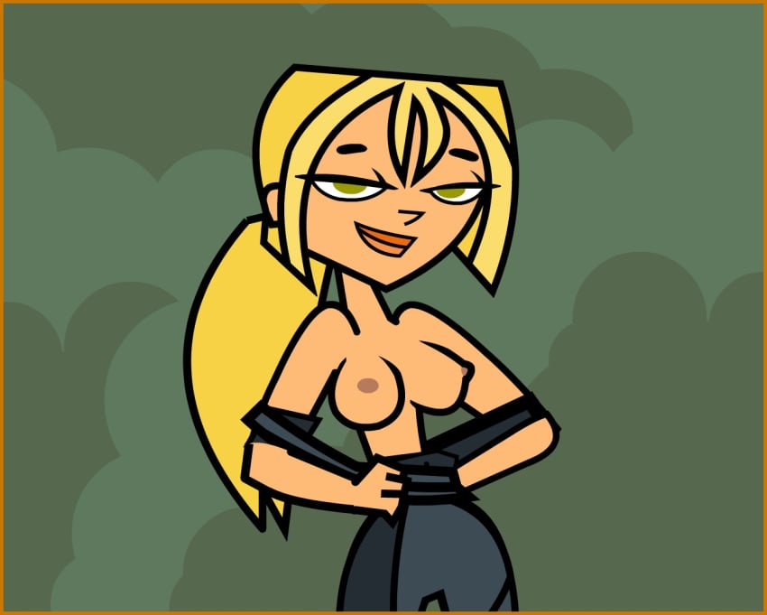 accurate_art_style bridgette_(tdi) female posing solo total_drama_island vaultman wetsuit_pulled_down