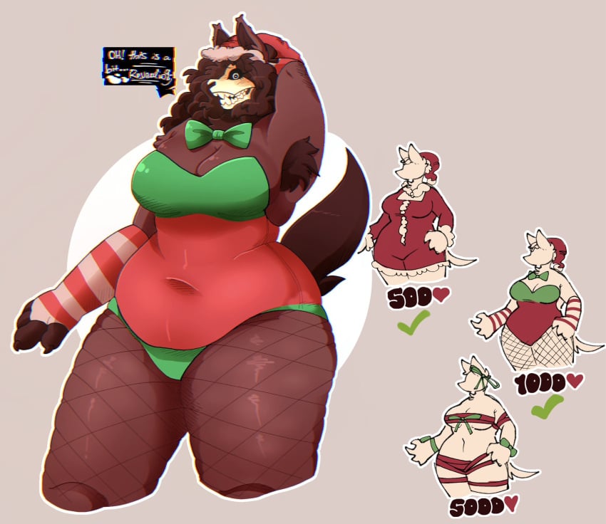 1girls arm_up armpit_hair big_breasts christmas chubby_anthro chubby_female curvy_female dialogue furry mal0 malo scp-1471 scp-1471-a scp_foundation skull_head toaster_doodle voluptuous_female