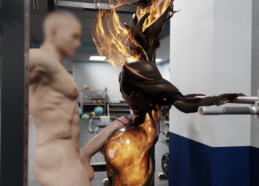 1boy 1boy1girl 1girls 3d ass assjob big_ass big_penis blender blender_(software) buttjob censored ember_(warframe) ember_heirloom_(warframe) gym hot_dogging hotdogging jusescrust18 light-skinned_male warframe warframe_(species) weights