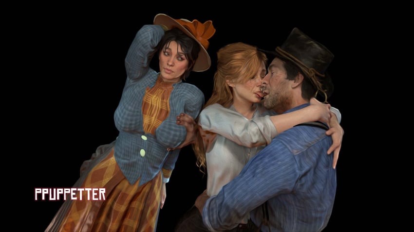 arthur_morgan mary_linton puppetter red_dead_redemption_(series) red_dead_redemption_2 sadie_adler