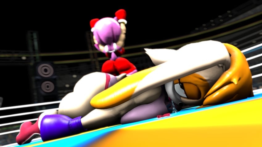 2girls 3d 3d_(artwork) after_fight age_difference amy_rose arena ass big_ass big_breasts big_butt big_thighs boots boxing boxing_gloves boxing_ring breasts bunny bunny_ears bunny_girl curvaceous curvy curvy_body curvy_figure defeat defeated duo duo_female duo_focus face_down faint fainted female female_only fight fighting fighting_ring gloves hedgehog hedgehog_girl huge_ass huge_boobs huge_breasts huge_butt humanoid kabalmystic knocked_out leotard lying lying_down lying_on_stomach milf mommy mother on_front on_stomach pink_fur pink_hair punch punching punching_face rabbit rabbit_ears rabbit_girl rabbit_tail red_boxing_gloves red_gloves ryona sega shoes short_hair short_hair_female shorts sonic_the_hedgehog_(series) sports_bra sunboye sunboye_(artist) thick_thighs thighhighs thighs unconscious vanilla_the_rabbit violet_boxing_gloves violet_gloves wide_hips