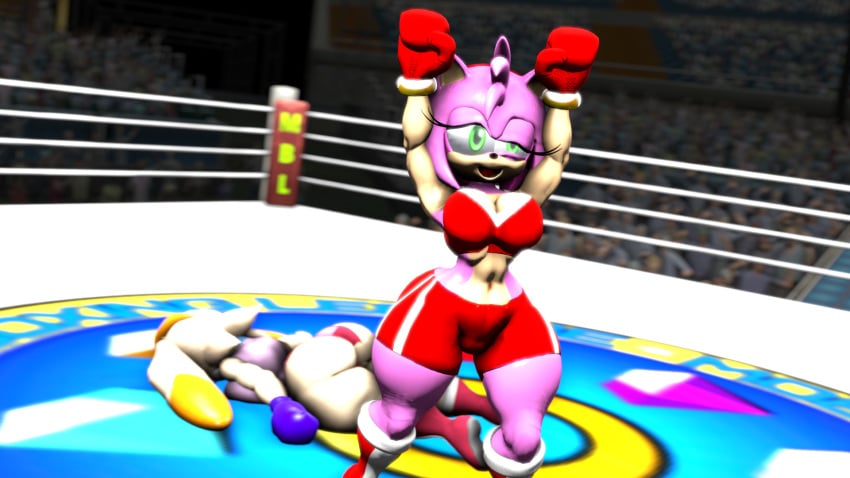 2girls 3d 3d_(artwork) after_fight age_difference amy_rose arena ass big_ass big_breasts big_butt big_thighs boots boxing boxing_gloves boxing_ring breasts bunny bunny_ears bunny_girl curvaceous curvy curvy_body curvy_figure defeat defeated duo duo_female duo_focus face_down faint fainted female female_only fight fighting fighting_ring gloves hedgehog hedgehog_girl huge_ass huge_boobs huge_breasts huge_butt humanoid kabalmystic knocked_out leotard lying lying_down lying_on_stomach milf mommy mother on_front on_stomach pink_fur pink_hair punch punching punching_face rabbit rabbit_ears rabbit_girl rabbit_tail red_boxing_gloves red_gloves ryona sega shoes short_hair short_hair_female shorts sonic_the_hedgehog_(series) sports_bra sunboye sunboye_(artist) thick_thighs thighhighs thighs unconscious vanilla_the_rabbit victory victory_pose victory_position violet_boxing_gloves violet_gloves wide_hips winner