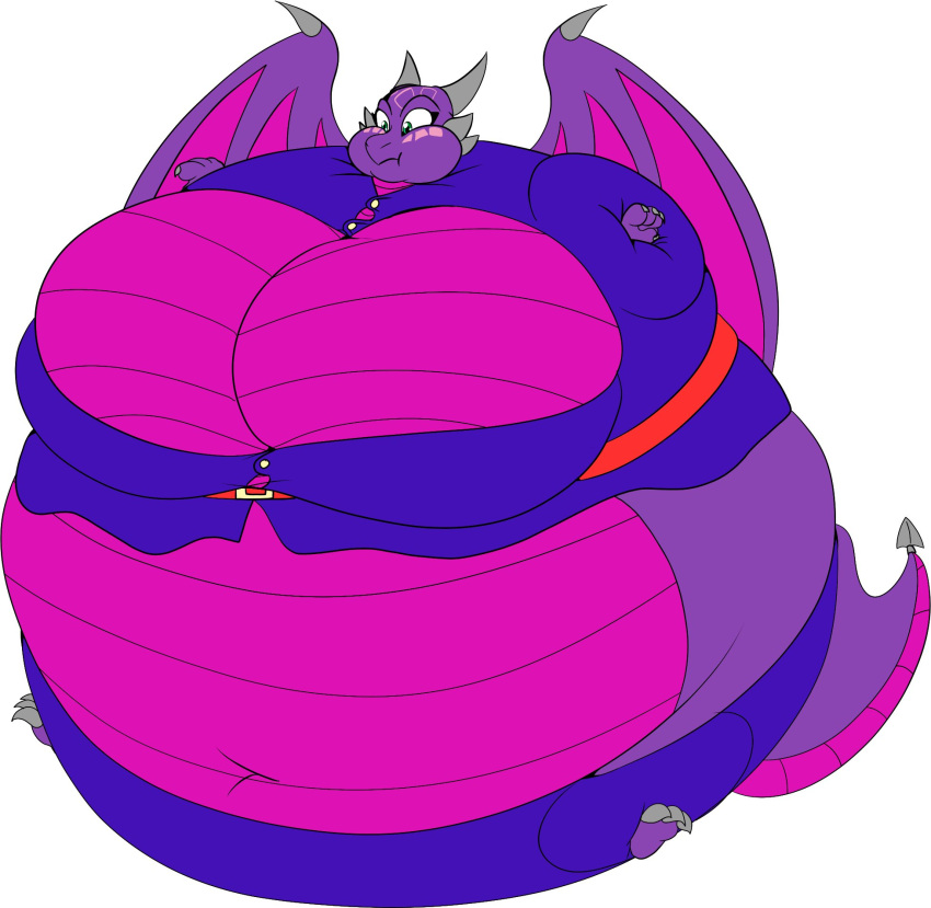 bbw big_breasts breasts cleavage cynder female furry huge_breasts inflation mad_n_evil overweight tagme thick_thighs wide_hips