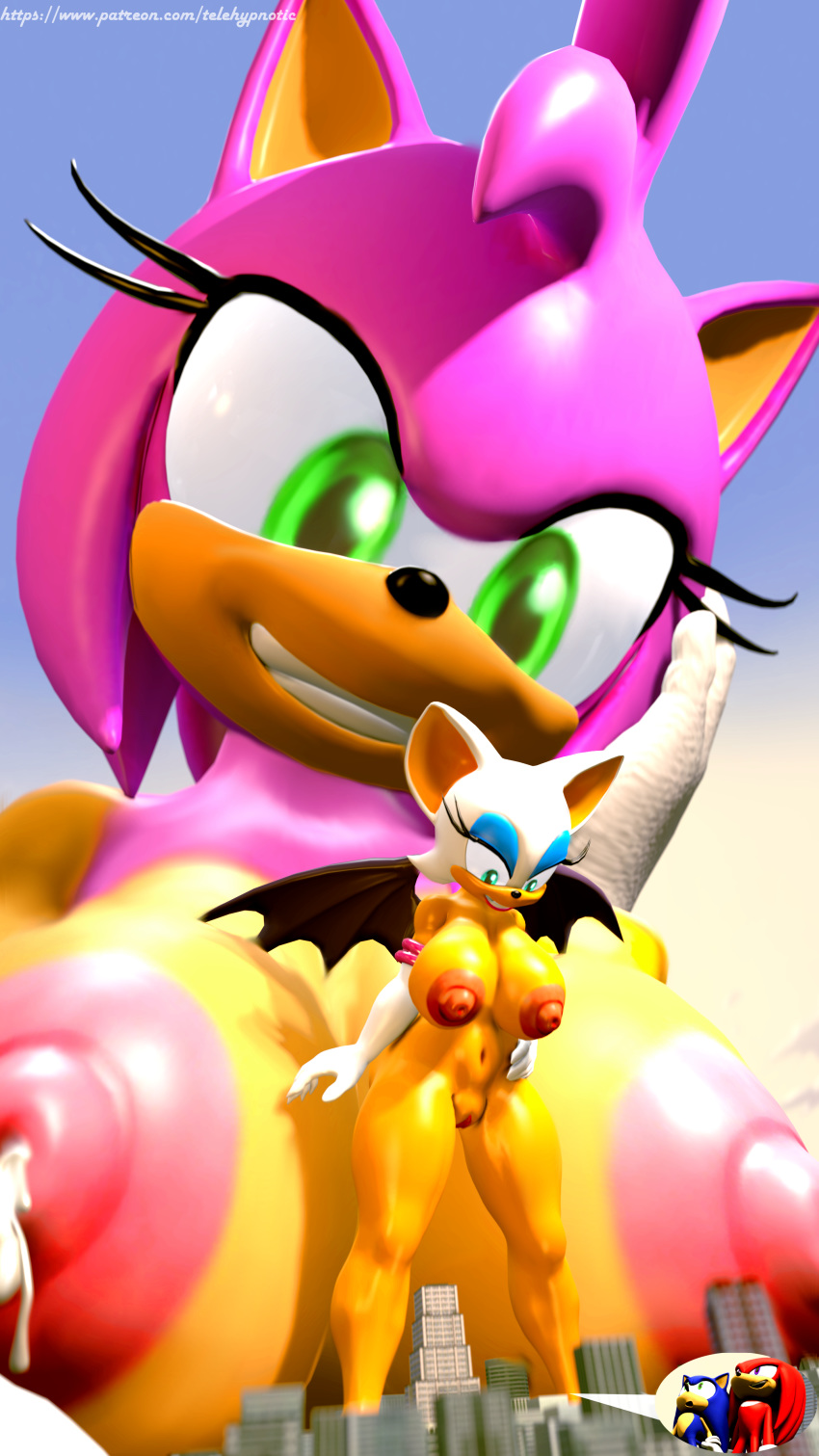 3d 3d_model amy_rose anthro big_breasts breasts female furry macro mobian mobian_(species) mobian_bat nude pussy rouge_the_bat sega sonic_(series) sonic_adventure_2 sonic_the_hedgehog_(series) source_filmmaker telehypnotic