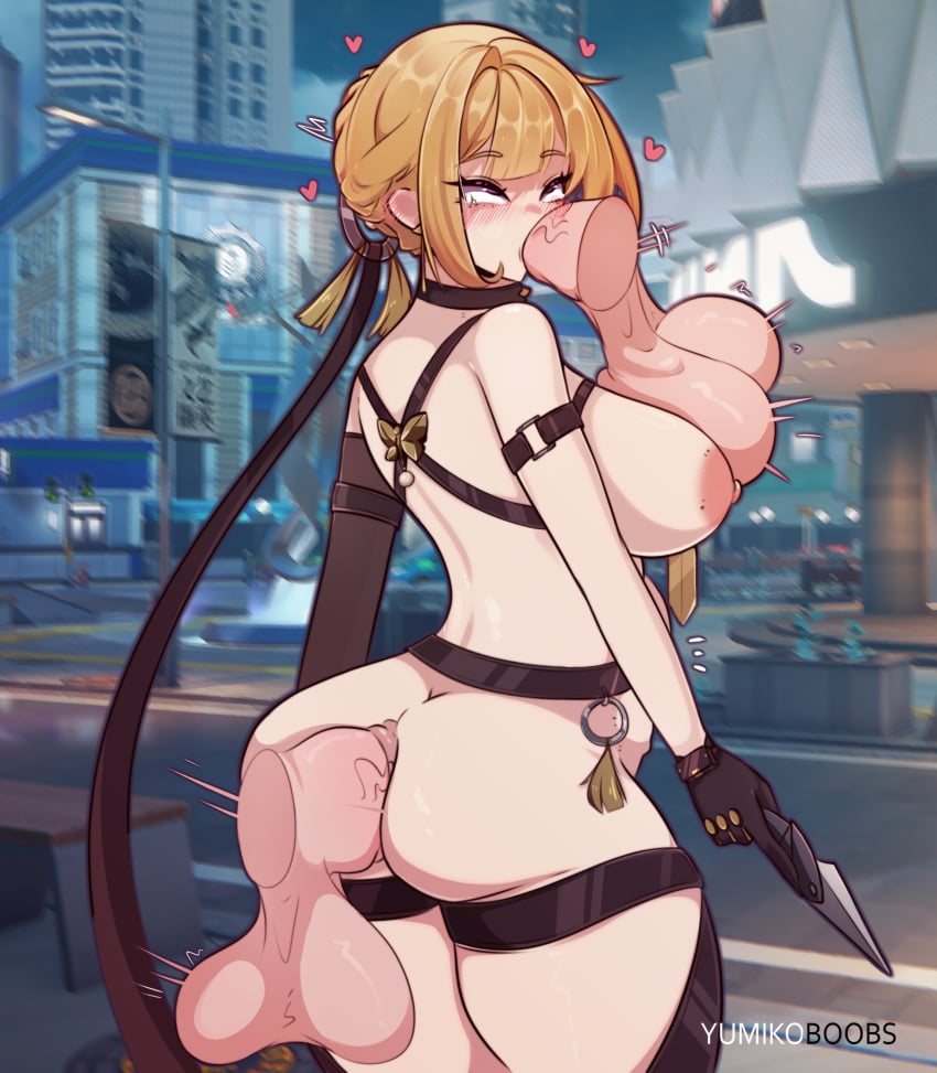 anime_girl big_breasts cocktail_dress cyberpunk evelyn evelyn_chevalier fanart game_character game_fanart glasses high_heels hoyoverse hyper_breasts nsfw nsfw_evelyn red_dress sexy_girl thicc voluptuous yumiko_boobs yumikoboobs zenless_zone_zero zzz zzz_evelyn