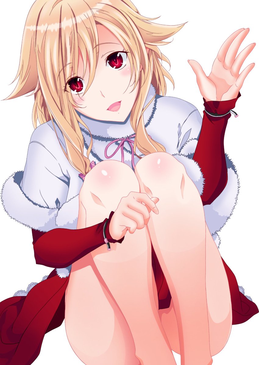 1girls ass blonde_hair clothed clothing colored female female_only hi_res high_school_dxd highres knees_up legs light-skinned_female light_skin long_hair official_art png red_eyes smiling smiling_at_viewer solo solo_female thighs valerie_(highschool_dxd) valerie_tepes vampire vampire_girl waving waving_at_viewer